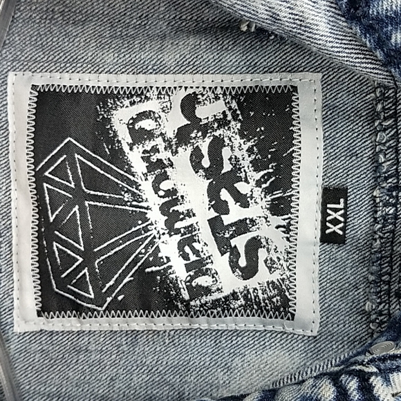 Men's Diamond Stash Denim Vest, XXL - Picture 6 of 13